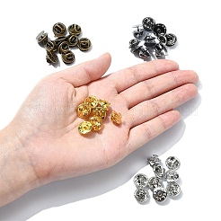 40セット4スタイルの鉄と真鍮のバタフライクラッチピンバック  ミックスカラー  8~12x11.5~12x6mm  ピン：1mm&nbsp;FIND-YW0004-78