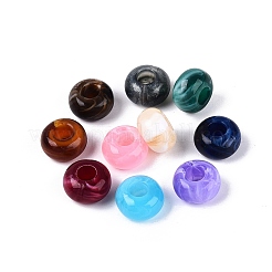 Two Tone Acrylic European Beads&nbsp;OACR-Q200-29