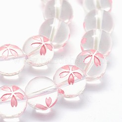 Grade A Natural Quartz Crystal Beads Strands&nbsp;G-K285-30-12mm