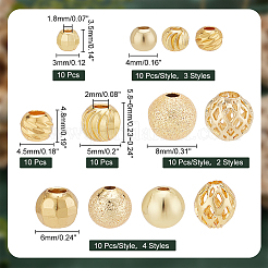 120Pcs 12 Styles Brass and Alloy Spacer Beads&nbsp;FIND-PH0017-39