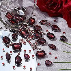 156Pcs 7 Styles Sew on Rhinestone&nbsp;DIY-SP0007-30E