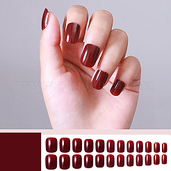 ABS Plastic Pure Color Press On False Nails&nbsp;MRMJ-WH20004-31B