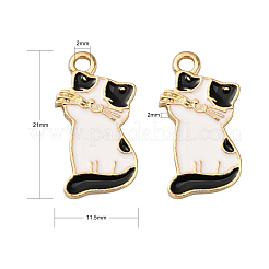 30Pcs 3 Colors Alloy Enamel Pendants&nbsp;PALLOY-CJ0002-04
