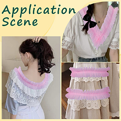 10M Polyester Pleated Lace Trim&nbsp;OCOR-GF0003-21A
