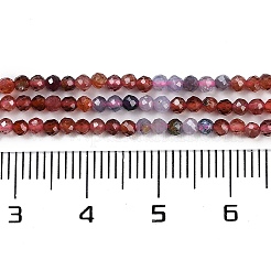 天然のカラフルなスピネルビーズ連売り  多面カット  ラウンド  2mm  穴：0.5mm  約184個/連  15.75''（40センチメートル）&nbsp;G-P553-G03-01