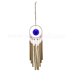Boho Glass Evil Eye Wind Chime&nbsp;HJEW-G028-02