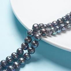 Natural Cultured Freshwater Pearl Beads Strands&nbsp;PEAR-R012-01
