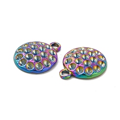 Ion Plating(IP) 304 Stainless Steel Pendants Rhinestone Settings&nbsp;STAS-B032-27MC