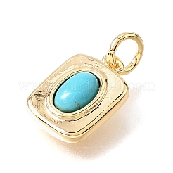Synthetic Turquoise Pendants&nbsp;KK-N289-02G