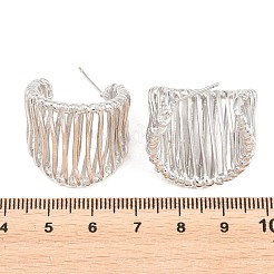 Brass Stud Earrings&nbsp;EJEW-P346-03P