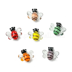 6Pcs 6 Colors Handmade Lampwork Beads&nbsp;LAMP-FS0001-55