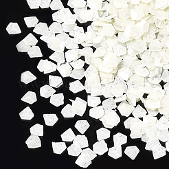 装飾アクセサリー  ポリ塩化ビニールのプラスチック製のスパンコール/スパンコールビーズ  蓄光  ポリゴン  淡黄色  2.5x2.5x0.2mm  約9000個/30g&nbsp;LS-PVC-T003-10