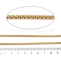 304ステンレススチール製喜平チェーン  イオンプレーティング（ip）  溶接されていない  スプールで  18KGP本金メッキ  3mm&nbsp;CHS-F025-07G