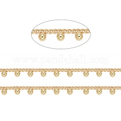 Handmade Brass Curb Chains&nbsp;CHC-F013-03G