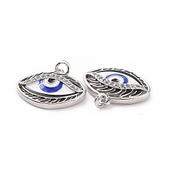 Brass Micro Pave Cubic Zirconia Pendants&nbsp;KK-A181-VB777-1