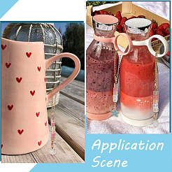 DIY Water Cup Pendant Findins Kits&nbsp;DIY-SC0034-18