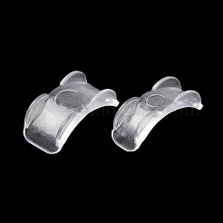 8個8サイズプラスチックインビジブルリングサイズアジャスター  透明  1.8~2x0.4~1.2x0.3~0.4cm&nbsp;TOOL-K011-01