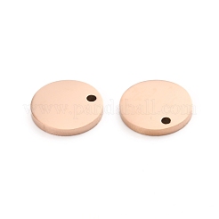 Ion Plating(IP) 304 Stainless Steel Charms&nbsp;STAS-I141-03D-RG