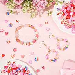 300Pcs 15 Styles Handmade Polymer Clay Beads&nbsp;CLAY-SC0002-25