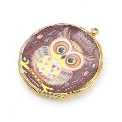 Printed 304 Stainless Steel Pendants&nbsp;STAS-P419-02G-02
