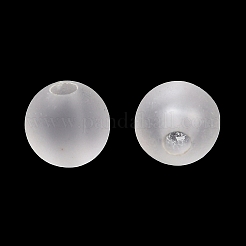 模造ゼリー透明アクリルビーズ  ラウンド  ミックスカラー  6mm  穴：1.8mm  約714個/50g&nbsp;X-FACR-U001-01A