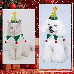 1Pc Cotton Pet Hat & 1Pc Star Collar Sets&nbsp;AJEW-GF0012-52