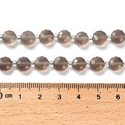 Natural Grey Agate Beads Strands&nbsp;G-B153-B01