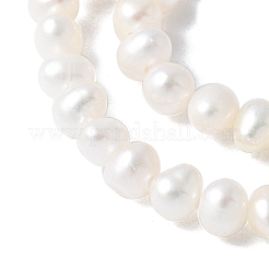 Natural Cultured Freshwater Pearl Beads Strands&nbsp;PEAR-I007-07G-01A