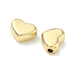Heart Brass Beads&nbsp;KK-G555-07G
