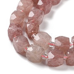 Synthetic Strawberry Quartz Beads Strands&nbsp;G-B065-A08