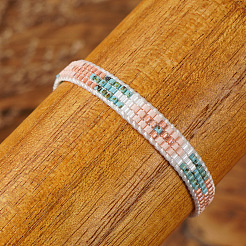 Glass Seed Beads Braided Beaded Bracelets for Women&nbsp;BK4423