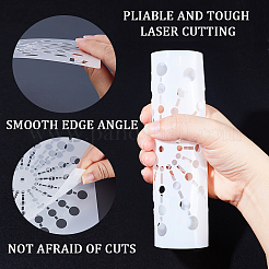 6Pcs 6 Styles Mandala Flower Plastic Drawing Painting Stencils Templates&nbsp;DIY-GF0007-88