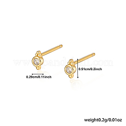 Sterling Silver Stud Earrings&nbsp;VC4044-2