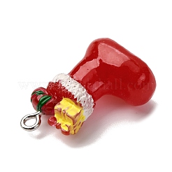 Christmas Opaque Resin Pendants&nbsp;RESI-H039-01P-07