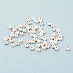 Spray Painted Natural Chinese Cherry Wood Beads&nbsp;WOOD-SZC0001-02A