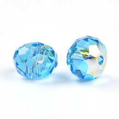 Electroplate Glass Beads&nbsp;EGLA-TAC0009-04A