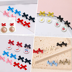 48Pcs 8 Colors Alloy Stud Earring Findings&nbsp;EJEW-SP0001-22