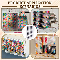 Wooden Desktop Paint Storage Rack&nbsp;ODIS-WH0099-237A
