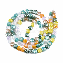 Electroplate Opaque Glass Beads Strands&nbsp;EGLA-S174-30
