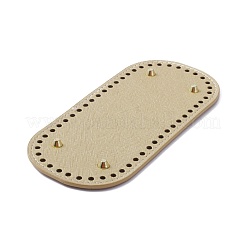 Imitation Leather Knitting Crochet Bags Bottom&nbsp;FIND-WH0049-93A