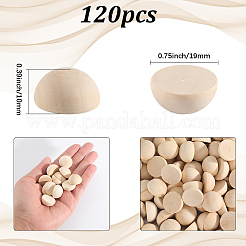 Unfinished Natural Wood Cabochons&nbsp;WOOD-SP0001-55A