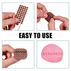 Plastic Cookie Stamp Sets&nbsp;BAKE-GL0001-01
