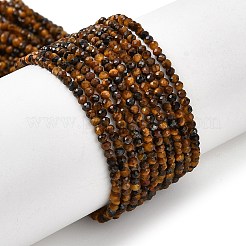 Natural Tiger Eye Beads Strands&nbsp;G-K366-C10-2mm