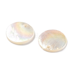 Natural Capiz Shell Pendants&nbsp;SHEL-D084-13A