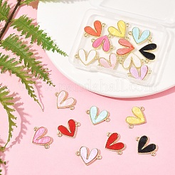 18Pcs 9 Colors Alloy Acrylic Connector Charms&nbsp;FIND-FS0004-33