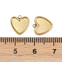304 Stainless Steel Pendant Cabochon Settings&nbsp;STAS-A194-05E-G