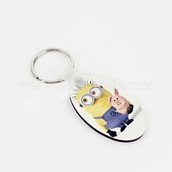 Sublimation Double-Sided Blank MDF Keychains&nbsp;ZXFQ-PW0001-048
