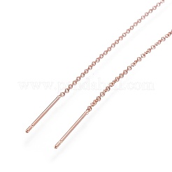 Brass Stud Earring Findings&nbsp;KK-I645-02RG