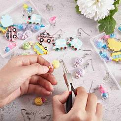 DIY Cartoon Earring Making Kit&nbsp;DIY-SZ0009-03