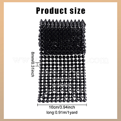 Plastic Spike Cone Studs Rivets Flatback Punk Rock Bead Trim&nbsp;SRIB-FG0001-10
